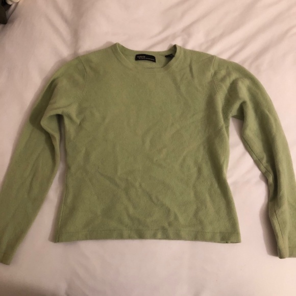 Valerie Stevens Sweaters - Green Cashmere Sweater